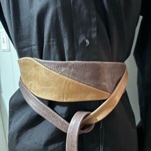 Two-Tone Ada Anthropologie wrap belt